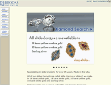 Tablet Screenshot of brooksfinejewelry.com